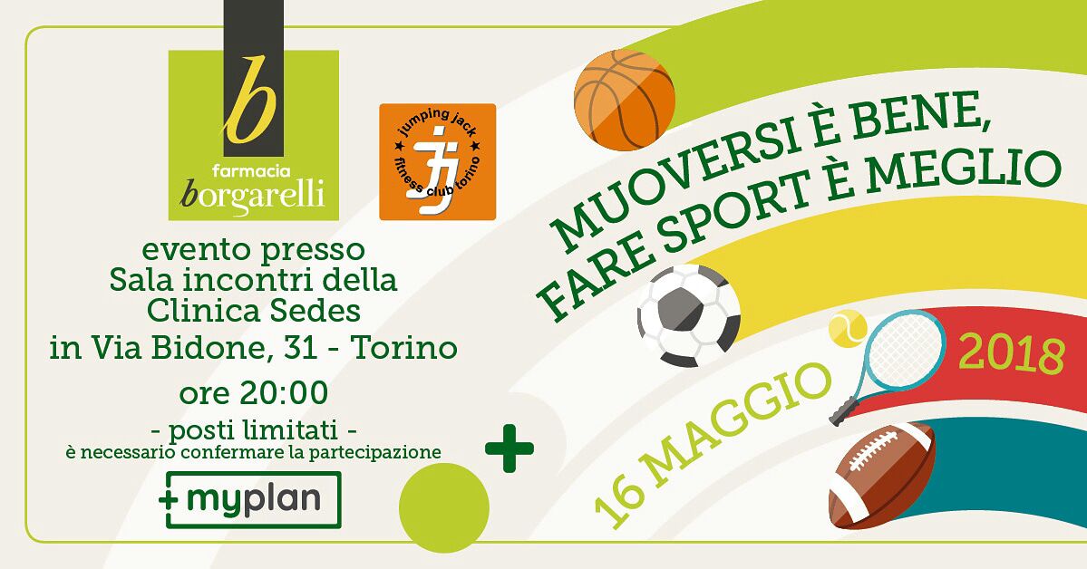 muoversi è bene, fare sport è meglio