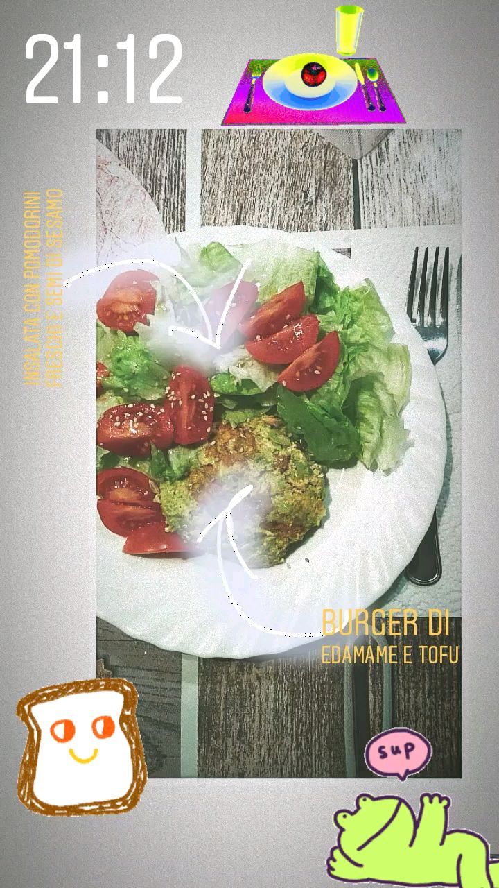 burger di edamame