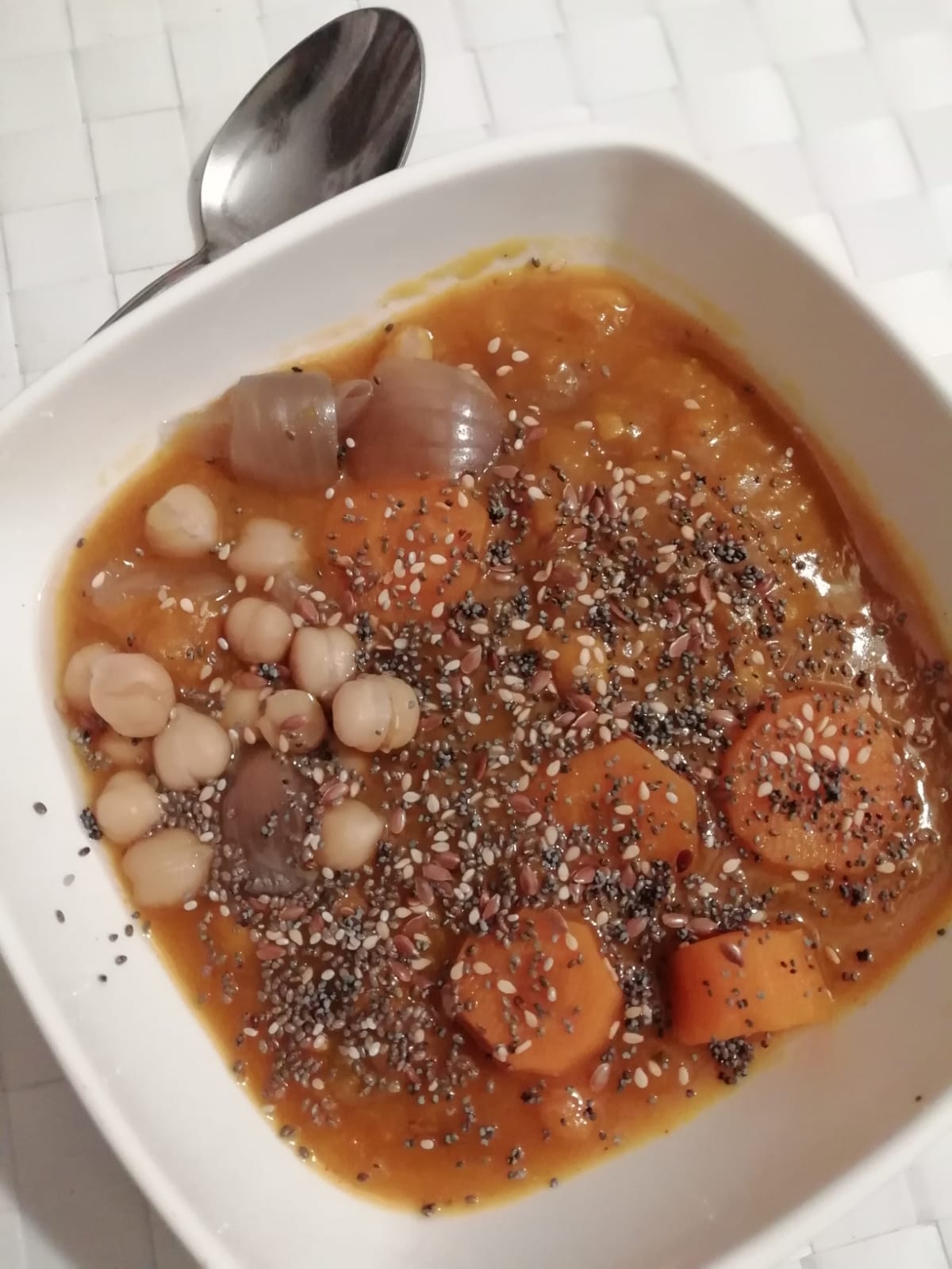 ceci e vellutata di zucca