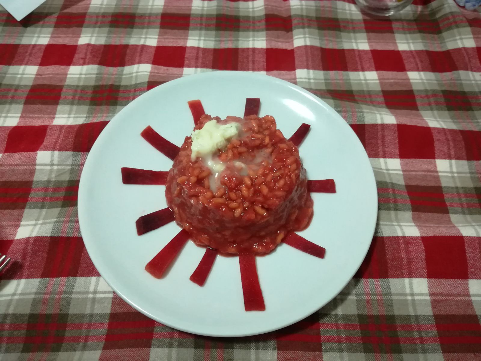 risotto alla barbabietola